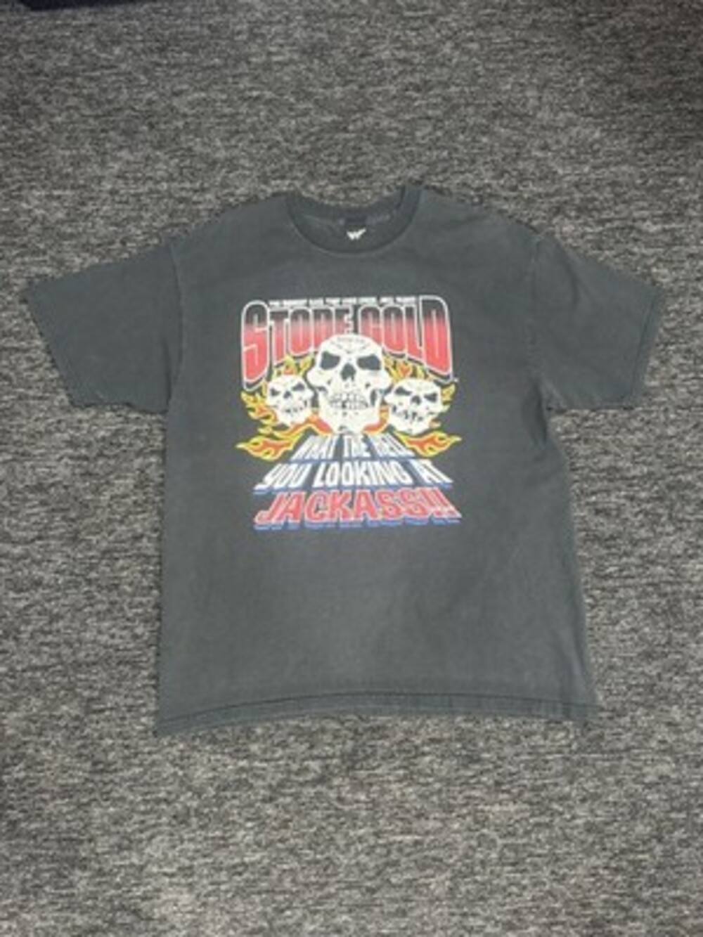 Vintage 2000 WWF Stone Cold Steve Austin What The Hell You Looking At Jackass XL